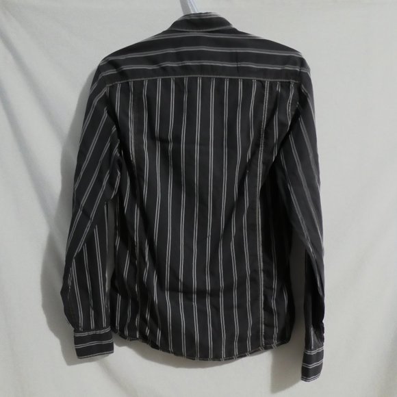 ESPRIT, Slim Fit, xs, extra small, striped button down front shirt, GUC - Picture 2 of 15